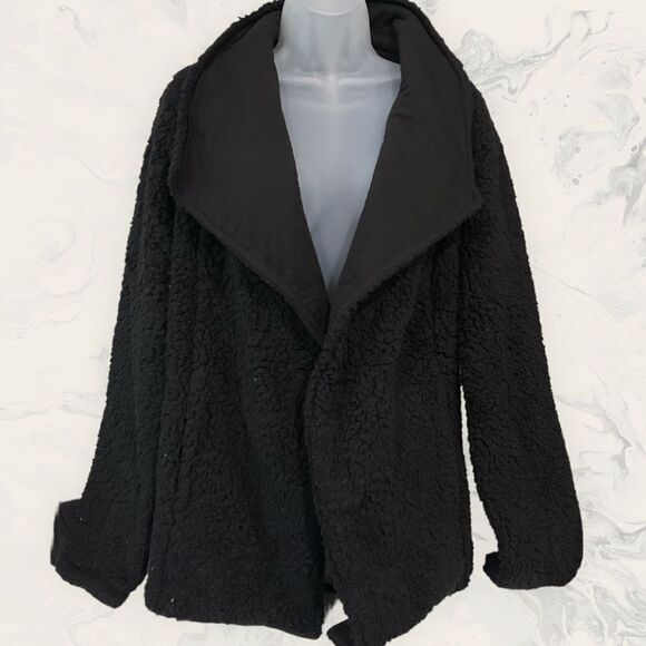 NWOT Marc New York Performance Black Sherpa Jacket Size XL - Picture 1 of 5